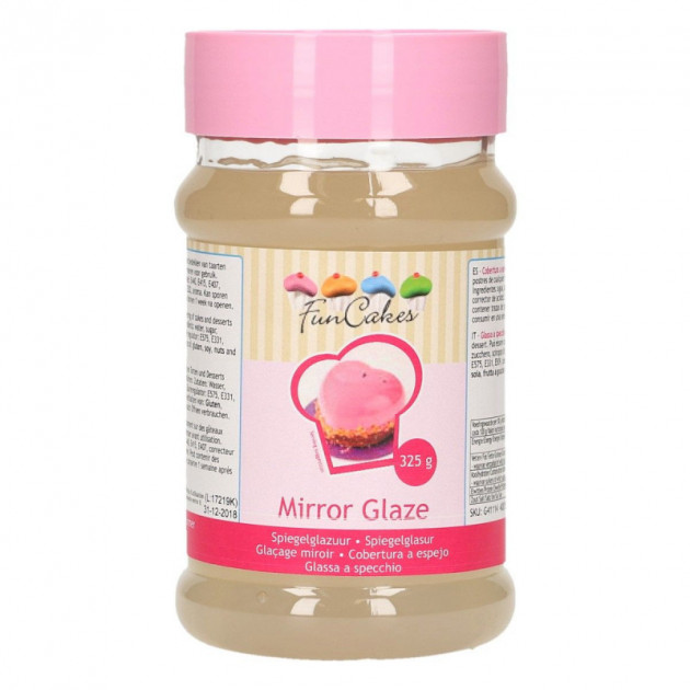 Glaseado Espejo Neutro 325g Funcakes