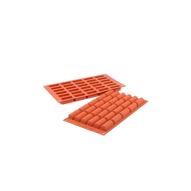 Molde silicona 30 mini tronquitos de Navidad 14 ml SilikoMart 
