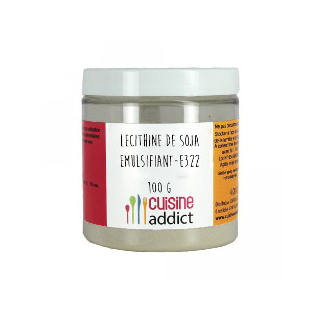Lecitina de soja E322 100 g CuisineAddict