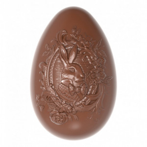 Molde huevo de pascua conejo 86,5 mm (x6) Chocolate World