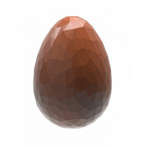 Molde huevo de pascua facetado 33 mm (x24) Chocolate World