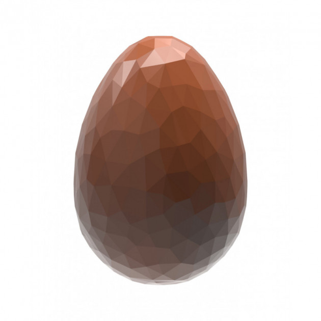 Molde huevo de pascua facetado 33 mm (x24) Chocolate World 