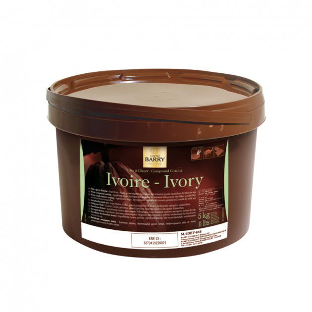 Glaseado Chocolate Color Marfil 5 kg Barry