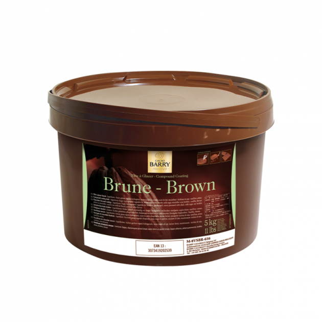 Glaseado de Chocolate Pardo 5 kg Barry