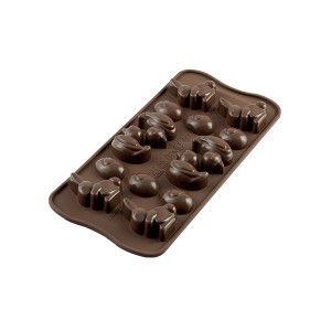 Molde Bombones Silicona 14 Figuras de Pascua Easy Choc Silikomart