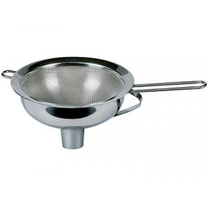 Embudo + Tamiz de Acero Inoxidable para Sifón Isi