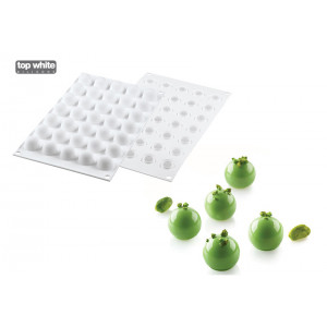 Molde de silicona 35 mini trufas Ø 2,2 cm SilikoMart Professional