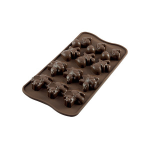 Moldes para Chocolate Dinosaurios x12 Easy Choc SilikoMart