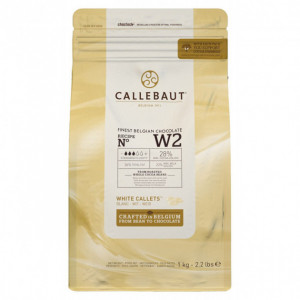 Chocolate blanco de cobertura 28% W2 1kg Callebaut