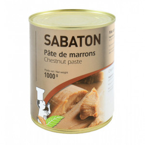 Pasta de Castañas Vainilla 1 kg Sabaton