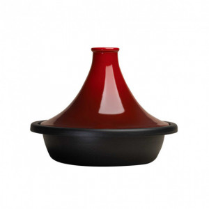 Tajine Hierro Fundido 35 cm Rojo Cereza Le Creuset