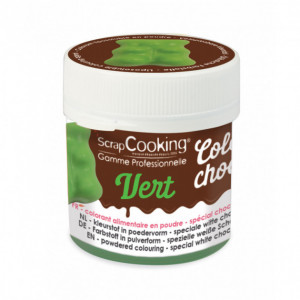 Colorante Liposoluble en Polvo Verde 5 g Color'Choco Scrapcooking