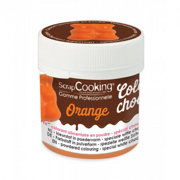 Colorante Liposoluble en Polvo Naranja 5 g Color'Choco Scrapcooking