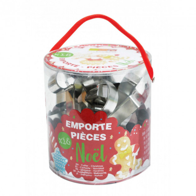 Cortadores de galletas de Navidad (x18) Scrapcooking 