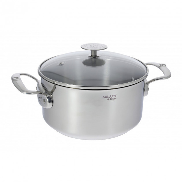 Cacerola Acero Inoxidable con Tapa ø20 cm Milady de Buyer