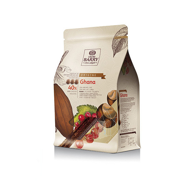 Chocolate de Cobertura con Leche Origine Ghana 40% 2,5 kg 