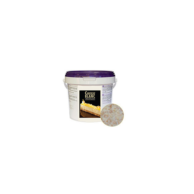 Crujiente de chocolate blanco 1kg Unipâtis