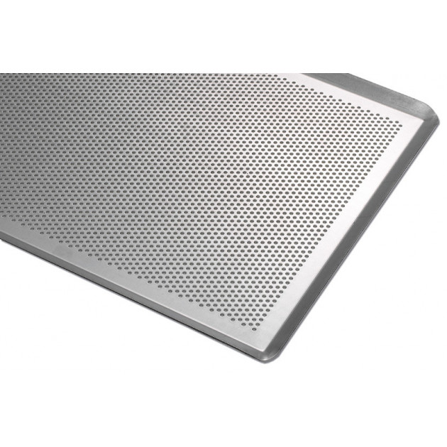 Bandeja horno perforada aluminio 40 x 30 cm 