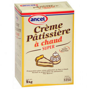 Preparado para Crema Pastelera en caliente Super 1 Kg Ancel