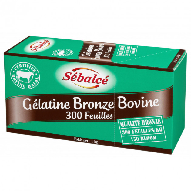 Gelatina en lámina bronce x 300 Sébalcé