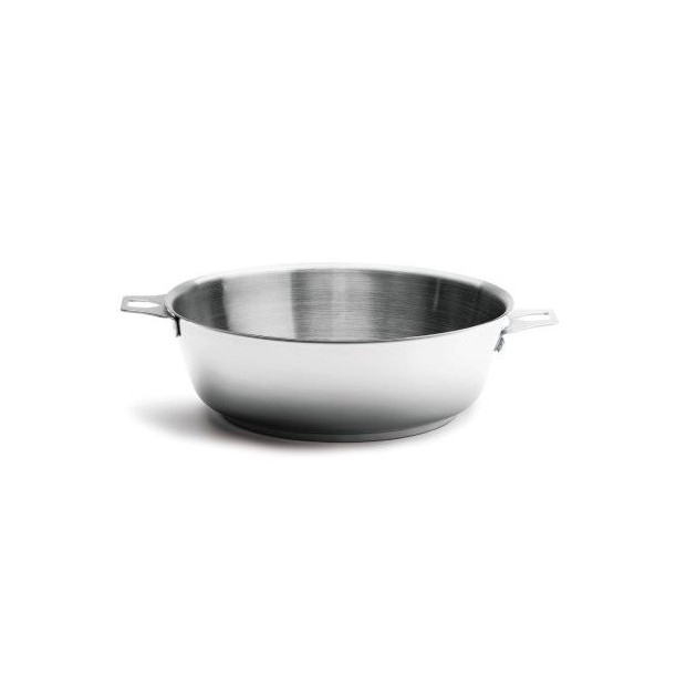 Sartén Honda Acero Inoxidable Sin Mango Ø 24 cm Twisty de Buyer