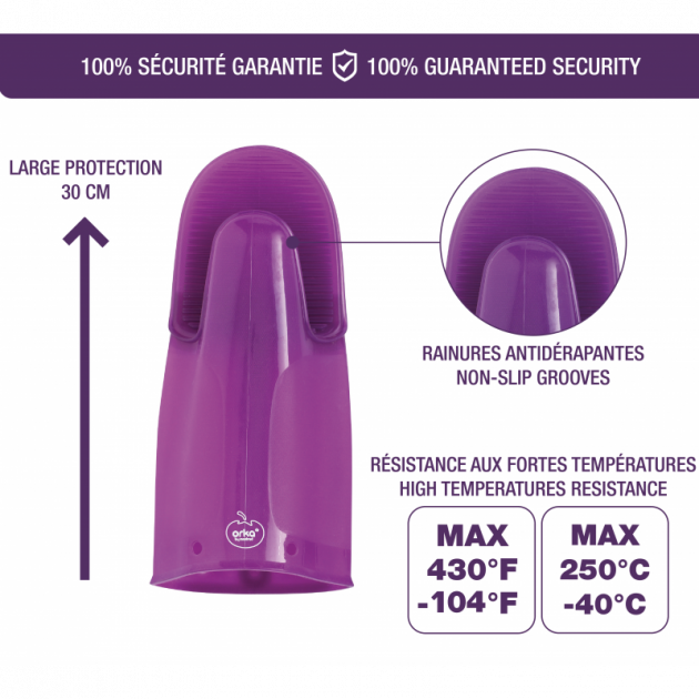 Manopla de silicona para horno