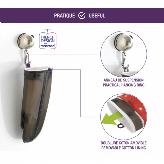 Guante impermeable y ambidiestro 