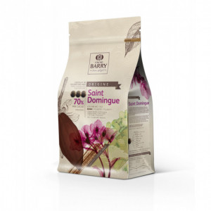 Chocolate Negro Origen Santo Domingo 70% 1Kg Cacao Barry