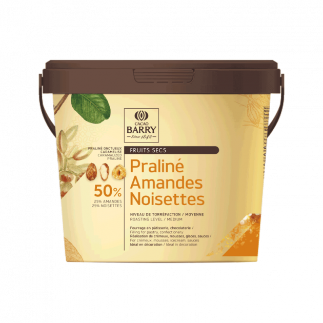 Praliné Favorito Almendras-Avellanas 1 kg Barry