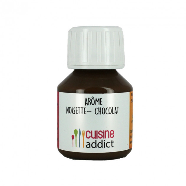 Aroma Alimentario de Chocolate y Avellana 58 ml Cuisineaddict