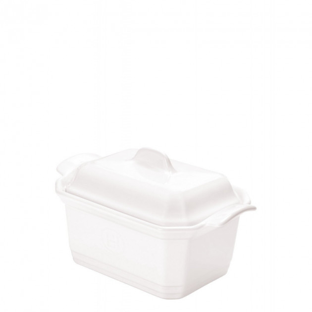 Molde de Terrina con Prensa 0,6L Emile Henry - Blanco