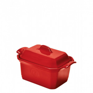 Molde de Terrina con Prensa 0,6L Rojo Grand Cru Emile Henry
