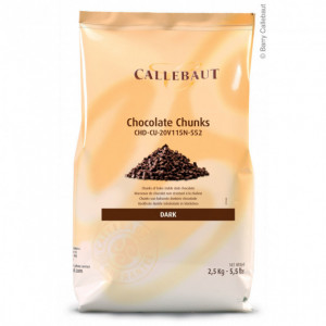 Chunks de Chocolate Negro 2,5 kg Barry Callebaut