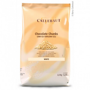 Chunks de Chocolate Blanco 2,5 kg Barry Callebaut