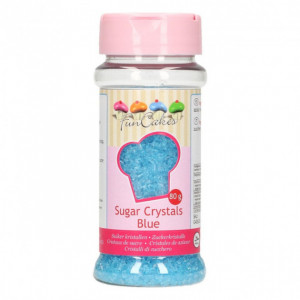 Cristales de Azúcar Azules 80 g Funcakes