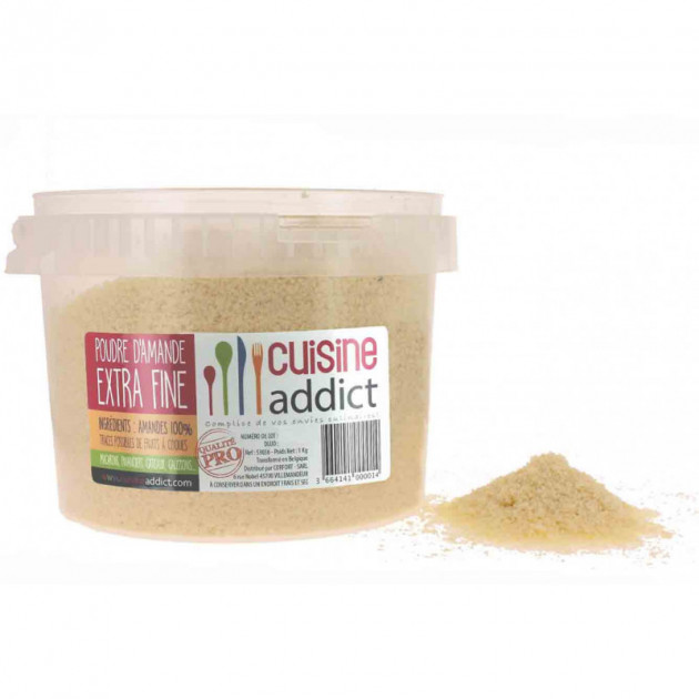 Harina de almendra extrafina 1 kg Cuisineaddict