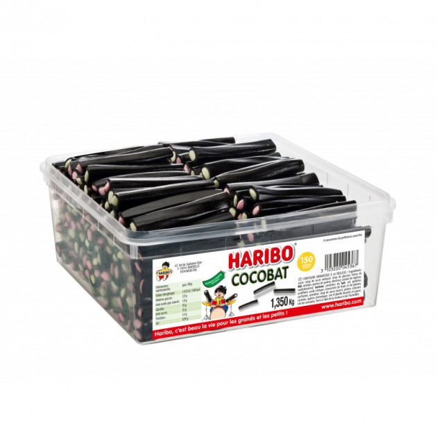 Chuchería Regaliz Cocobat x150 Caja de Chuches Haribo 