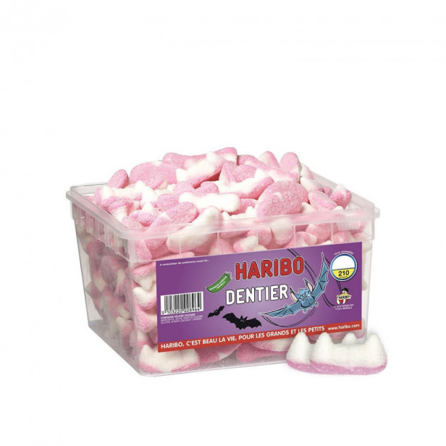 Gominolas Halloween Dientes Tutti Frutti x 210