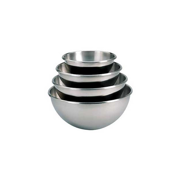 Bol Mezclador Ø 20 cm Semi Redondo de Acero Inoxidable 
