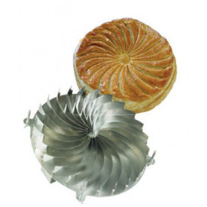Cortador de Galette des Rois Espiral de Acero Inoxidable 28 cm