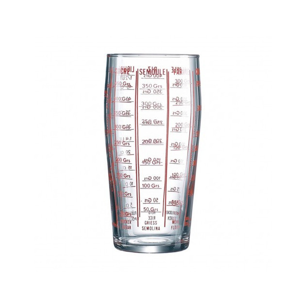 Vaso medidor graduado de vidrio 58cl Luminarc 