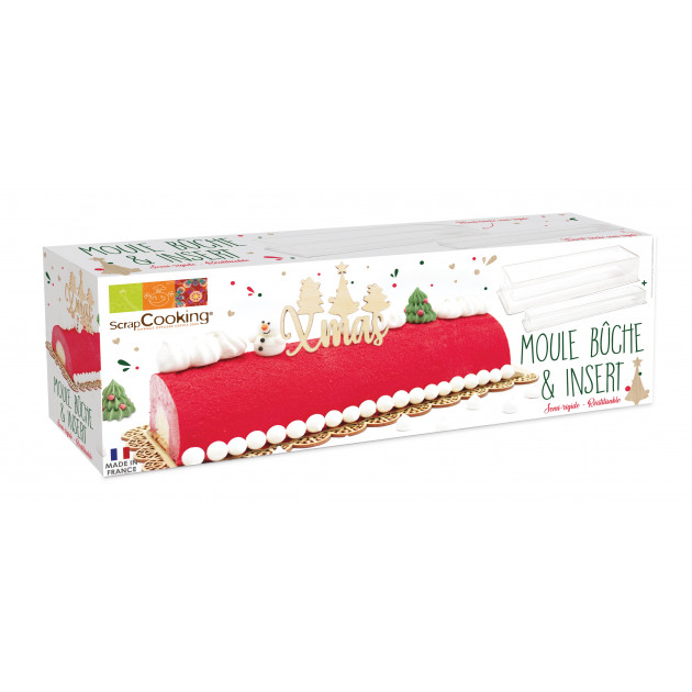 Molde tronco de Navidad Scrapcooking 