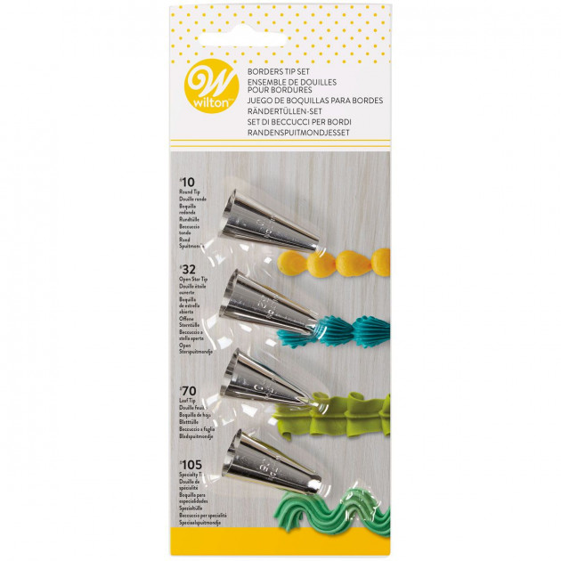 Boquillas Wilton para bordes 