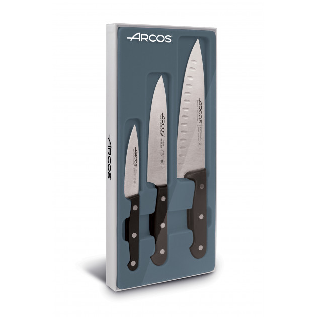Juego de Cuchillos de Cocina x3 Universal Arcos 