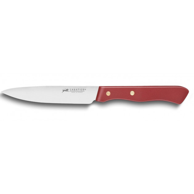 Cuchillo Puntilla 10 cm Rojo Sabatier 