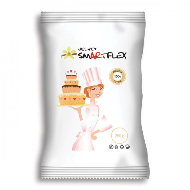 Fondant Blanco Vanilla Velvet 250 g Smartflex 