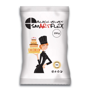Fondant Negro Black Velvet 250 g Smartflex