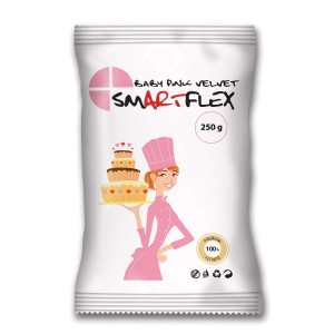 Fondant Rosa Baby Pink Velvet 250g Smartflex