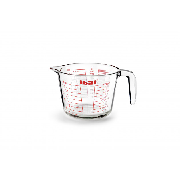 Jarra Medidora de Cristal 1 L Ibili 