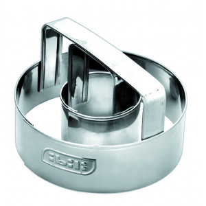 Cortador donuts acero inoxidable Ø 9 cm Ibili